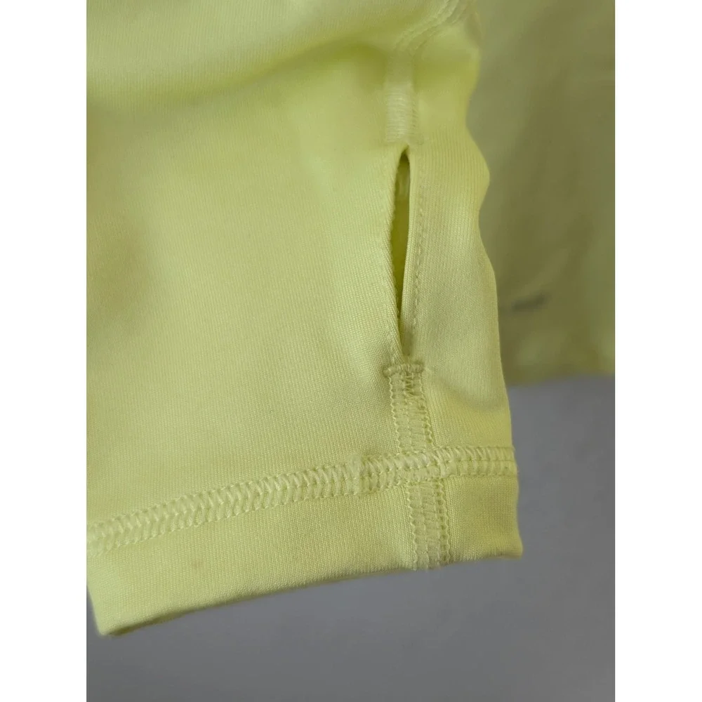 Nike Pro Dri-FIT Cowl Neck Long Sleeve Training Top Neon Lime Yellow 485381-333